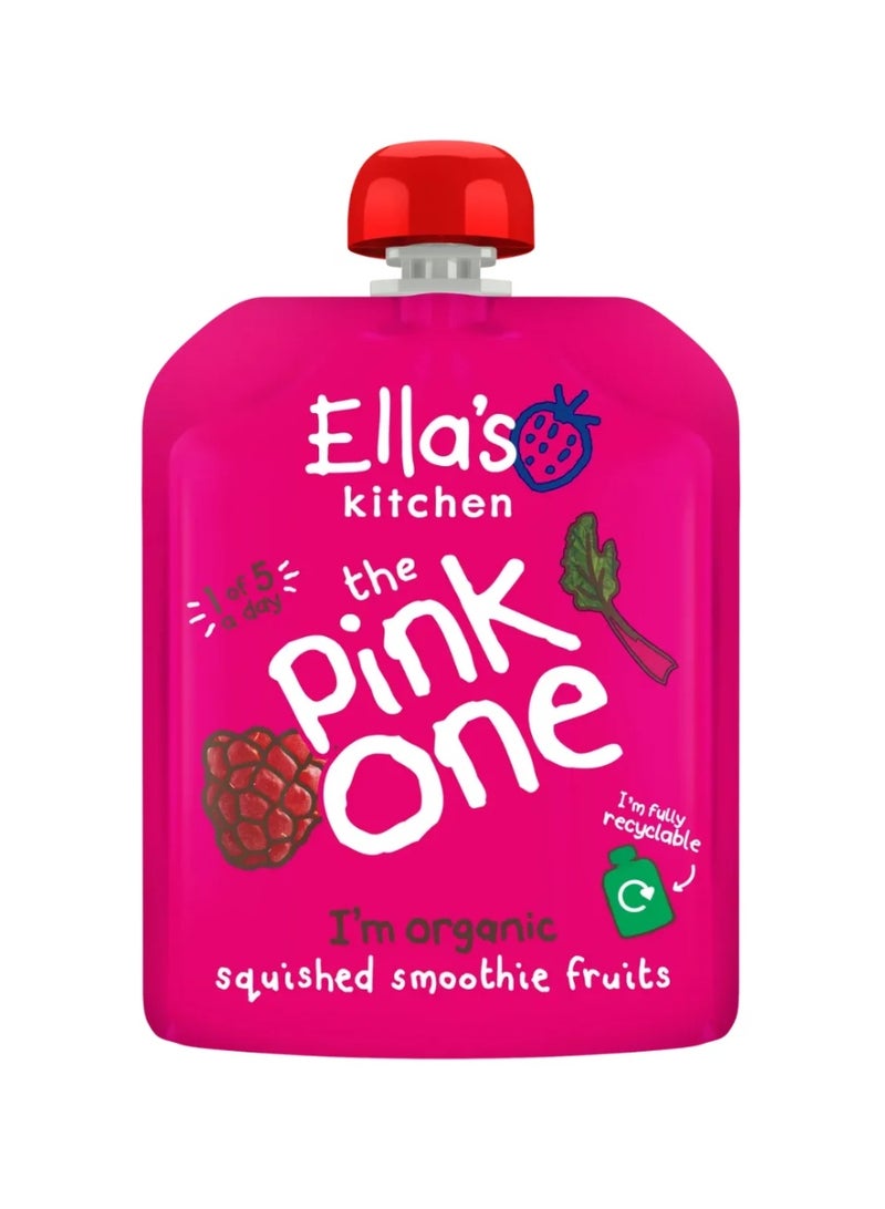 Ella’s kitchen Organic The Pink One Squished Smoothie Fruits 6+ Months 5X90G - Image 2